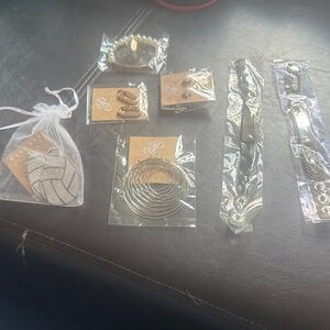 Plunder Assorted Jewelry Set with Silver and Gold Tones New